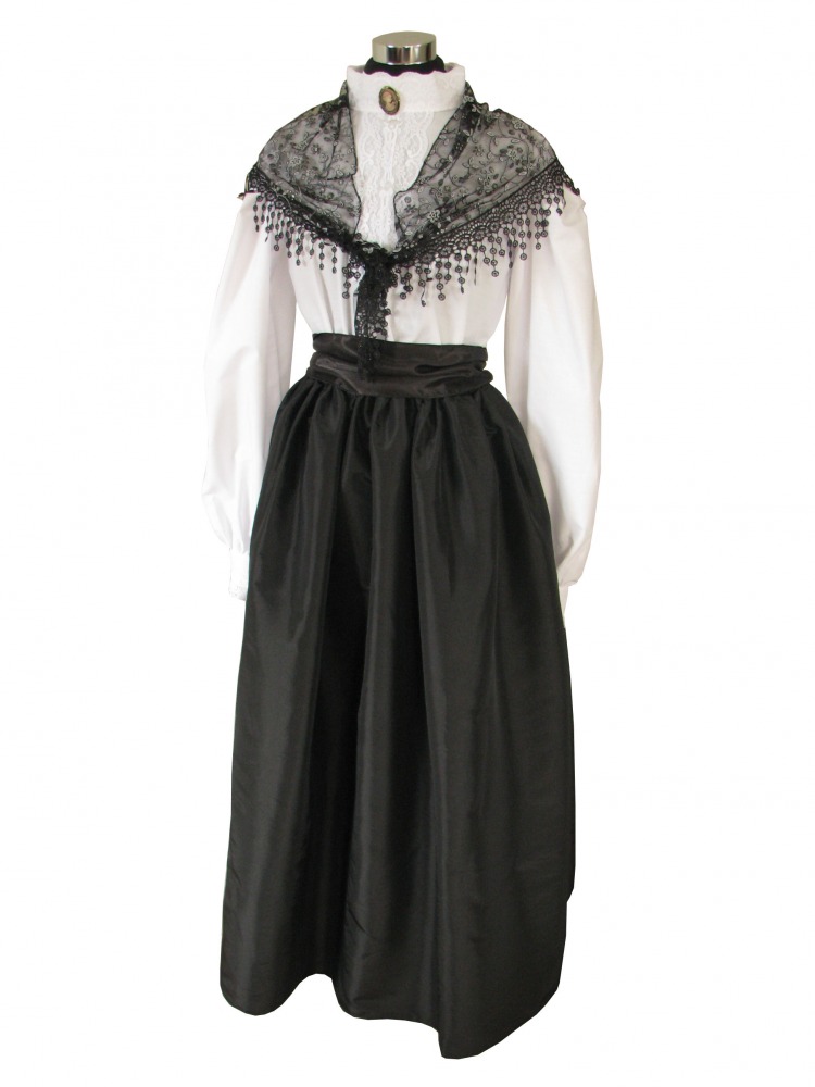 Ladies Victorian School Mistress Edwardian Suffragette Costume Size 22 - 24 Image